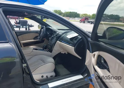 2013 Maserati Quattroporte S из США, поврежденный, VIN ZAM39NKA7D0069436